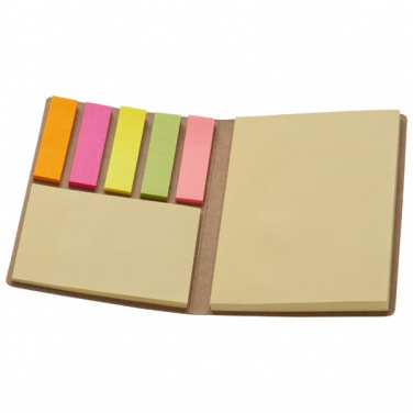 Logo trade business gifts image of: Adhesive note pad BURLINGTON